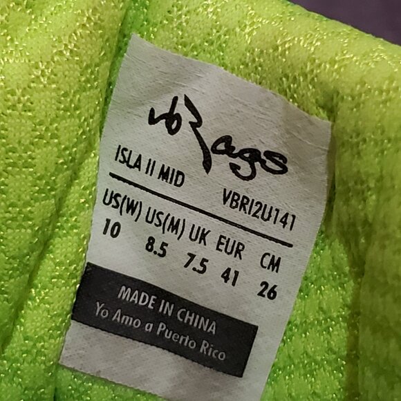 JB Rags Men/Women Shoes Blue/Green size 10 Womens 8.5 Men - Picture 10 of 12